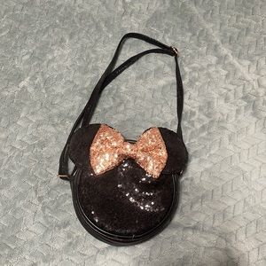 Disney Rose Gold Minnie Mouse Purse